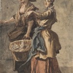 Paul Sandby - Cries of London - c.1759 - Eighteenth Centur Costume - The dress of the poorer people - plebian clothing in the 1700's - Eighetenth Century Historical Costume