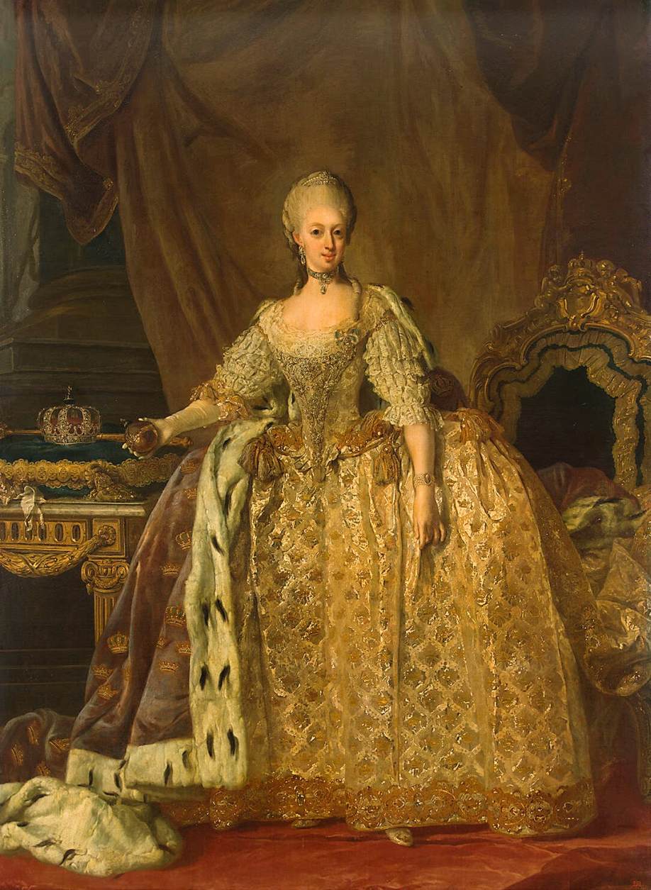 Queen Sofie-magdalene-1773-75-Lorentz Pasch - HandBound