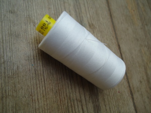 White Gutermann - HandBound Costumes. ponline trhead for sale, online haberdashery and fabric seller, Gutermann thread stockist, handBound historical costume supplies