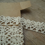 Vintage 100% Cotton Lace Trim for sale - 1.5 cm, Replica Hand Made Historical Costumes Trim, Wedding Lace trim for sale, Craft Lace for sale by the metre, Period Clothing made to measure, serious fancy dress and theatre costumiery, Vintage decoration, 18th century style lace for sale, HandBound Historical Costumes Supplies, Historical Fabrics