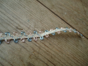 Fly trim Alternative for 18th century costumes, picot edged trim, online haberdashery, trims and laces for sale at HandBound Costumes, hand made historical costumes for sale, braid for sewing