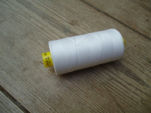 White Gutermann - HandBound Costumes. ponline trhead for sale, online haberdashery and fabric seller, Gutermann thread stockist, handBound historical costume supplies