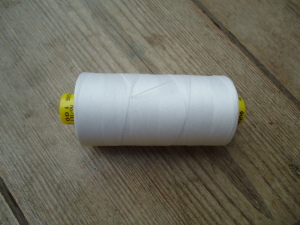 White Gutermann - HandBound Costumes. ponline trhead for sale, online haberdashery and fabric seller, Gutermann thread stockist, handBound historical costume supplies