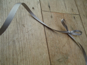 Grey or Silver grosgrain Ribbon for costume supplies, 5mm silver ribbon double sided satin, berisford Ribbons, historical costume supplies, Onlien haberdashery, online costume supplies, online ribbon store, online fabric shop