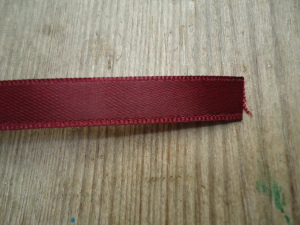 Maroon red ribbon - Online Ribbon stockists, Spiral ribbon brand - col.30, historical costume trims and supplies, Period Clothing accesories, HandBound Historical Costumes supplies, Online fabric and ribbon shop