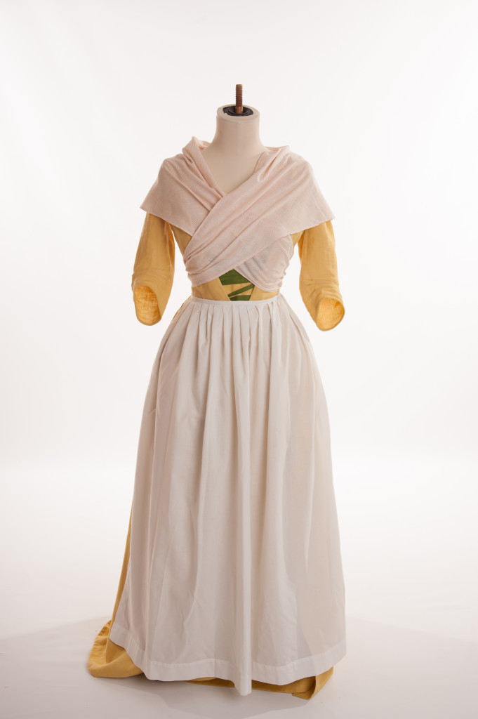 18thc apron and neck cloth by HandBound