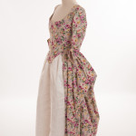 Gallery of English Costume, 1770s - 80s style of dresses, Janet Arnold costumes, replica historical costumes by HandBound, polonaise dresses from the 18thc, where can I get a period dress made up, replica costume maker , corsetier specialising in 18thc stays, HandBound Historical Costumes