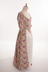 Gallery of English Costume, 1770s - 80s style of dresses, Janet Arnold costumes, replica historical costumes by HandBound, polonaise dresses from the 18thc, where can I get a period dress made up, replica costume maker , corsetier specialising in 18thc stays, HandBound Historical Costumes