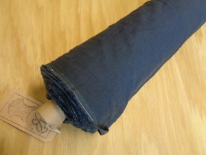 navy linen mixes, plain linens for sale, online haberdashery and fabric store, historical fabric supplies, period costume cloths, reenactment fabrics, HandBound historical costumes and fabrics