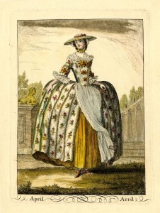 Months - J.June - 1749 Costume research by HandBound Costumes, Historical costumiers and 18th c staymaking, made to measure accurate historical costumes, I need a georgian costume - where can I get one made?,