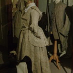 snowshill quilted travelling jacket and petticoat, poldark quilted gown, what the georgians wore, replica historical costumes