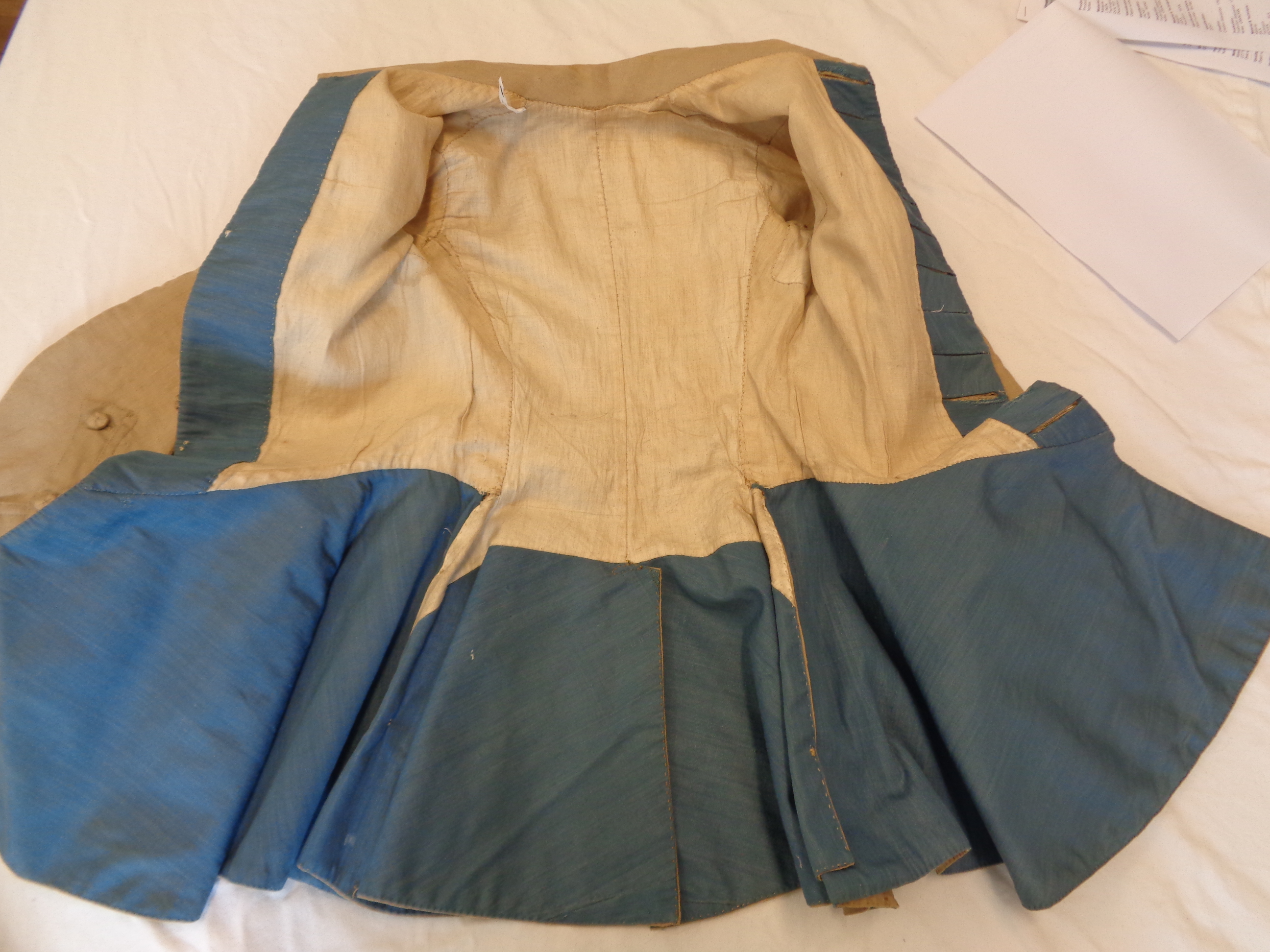 18thc historical costumiers, georgian seamstress, 1700s fashion - sports wear