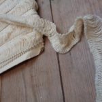 delicate wooly cream tassle trim, online haberdashery, dressmaking supplies - braids and trims, soft furnishing sewing stuff, cushion trims for sale