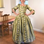 1760s nightgown or robe a l'anglais - historicall accurate costume