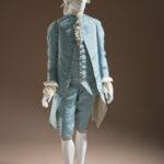 18th century mans suit - c.1765 lacma collection - front view