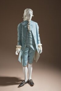 18th century mans suit - c.1765 lacma collection - front view