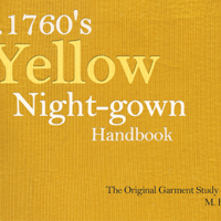 pattern and making book of a 1760s gown by HandBound Costumes