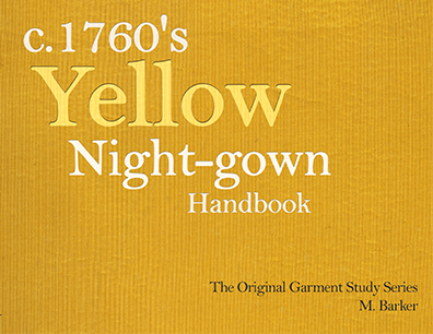 pattern and making book of a 1760s gown by HandBound Costumes