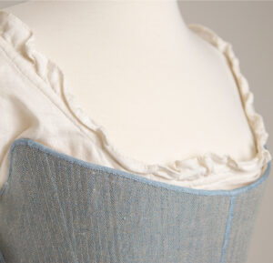 bespoke and custom made stays for mid 18th century