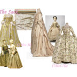 18 th century costume design - handbound costumes