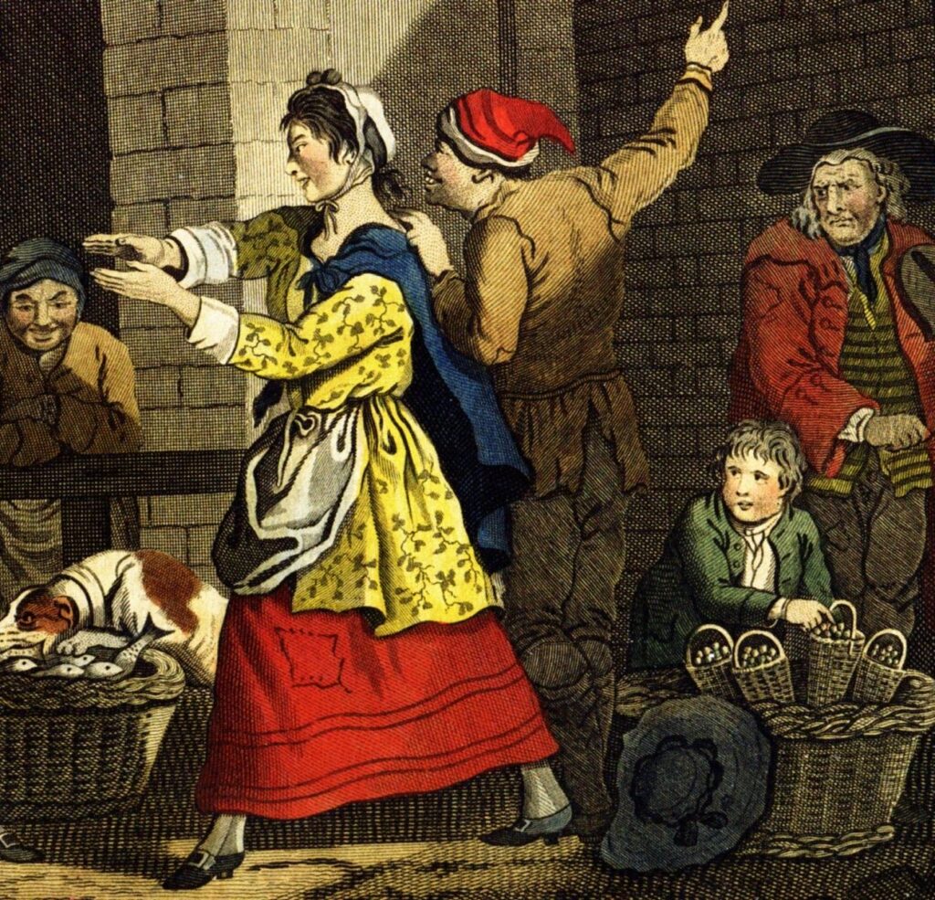 18th c working women images